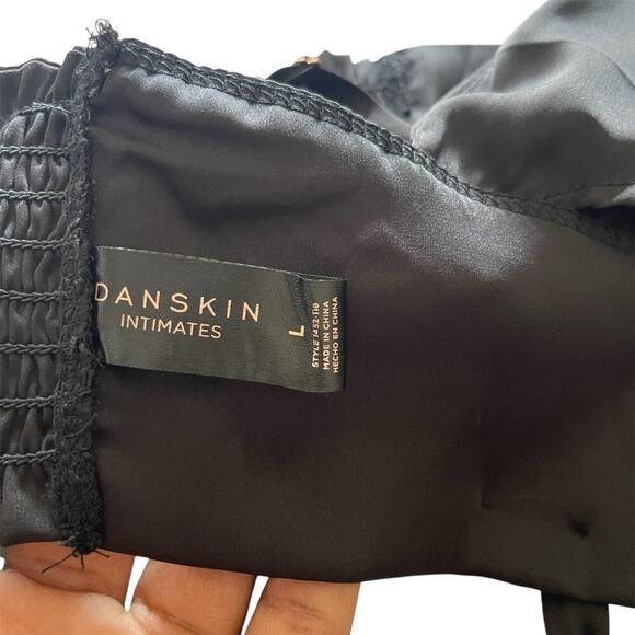 Dankskin Intimate Bralette w/ pants set Color: Black Size:L - Picture 6 of 7